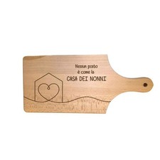 Schneidebrett Holz graviert kein Ort ist wie Großelternhaus Geschenkidee