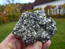 Pyrit Oktaeder, Huanzala Mine Ancash Peru #7