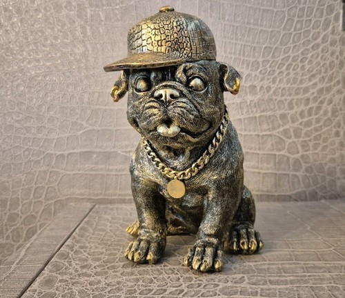Figur bulldogge mit mütze - figur,