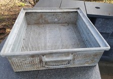 Lagerkiste METALL METALLBOX METALLCONTAINER STAPELBOX  Stapelbar Lochblech 