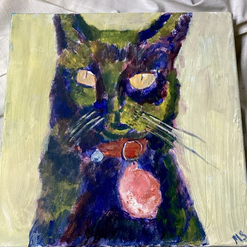 Malerei auf leinwand katze - leinwand,,