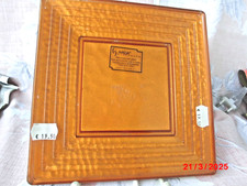 glasteller orange-rost