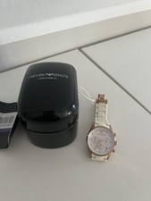 Emporio Armani Damen Armband Chronograph Uhr AR5920 Edelstahl