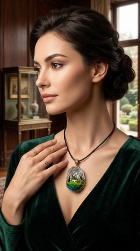 Handmade harz kette - handmade,
