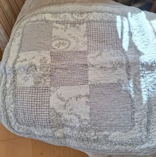 Clayre & Eef Dekokissen-Bezug, 50x50, grau/weiss