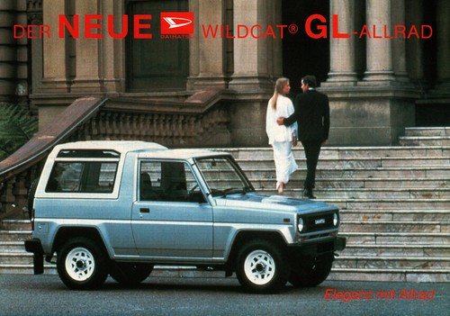 Prospekt daihatsu wildcat - daihatsu,