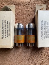 1952/s 2x Matched B65 6SN7WGT