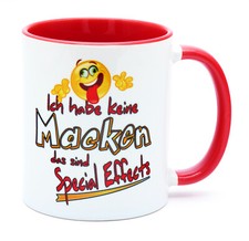 Keine Macken Tasse mit Spruch