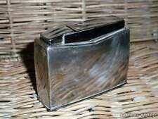 großes Vintage FEUERZEUG Tischfeuerzeug versilbert * IBN * alt 