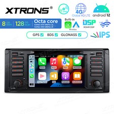 7" Für BMW E39 M5 Autoradio 8G+128GB Android 14 8-Kern GPS Navi DVD LTE 4G IPS