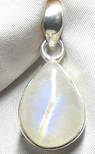 Anhänger mondstein 925 silber - mondstein,