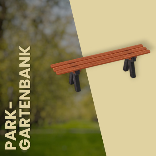 Modellbau park gartenbank 1 - modellbau, gartenbank-