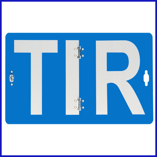 Tir tafel warntafel warnschild - tir,
