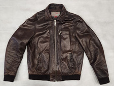 Chevignon Lederjacke braun weiches Echtleder schöne Patina Gr. L 