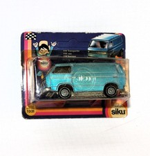 Siku 1331 VW Transporter T3 Kasten hellblaumetallic OVP Flaggenmännchen 1980er