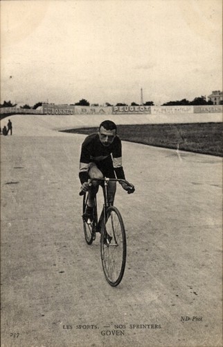 Radrennfahrer goven - ak,