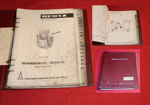 Ersatzteilliste deutz motor - deutz,