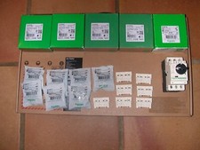Verschiedene, ungebr. SCHNEIDER Electric Motorschutzschalter mit Hilfschalter