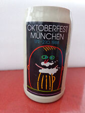 Bierkrug Oktoberfest 1988 München  Jahrgangskrug Wiesenkrug