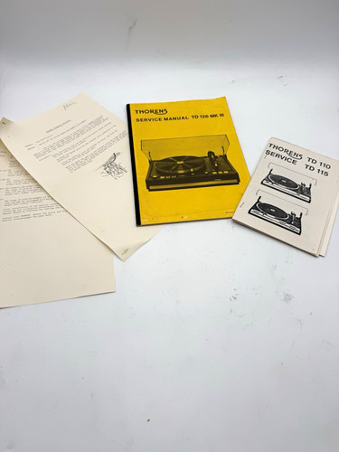 Vintage thorens service - vintage,