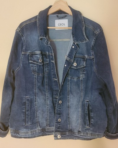 Cecil jeansjacke denim blau - denim,
