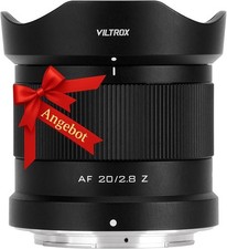 VILTROX 20 mm F2.8 Z-Mount –