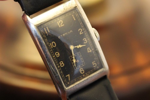 Vintage eterna tank herren uhr - tank,