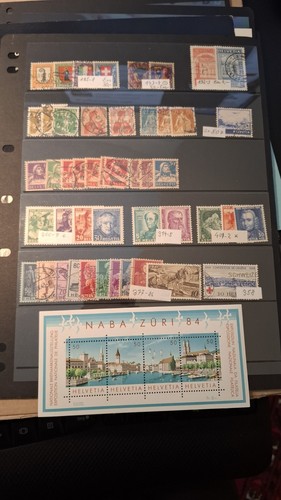 Briefmarken konvolut schweiz - briefmarken,
