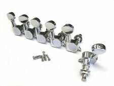E-Gitarren Mechaniken/Tuner ML-Factory® 6 links runder Flügel chrom