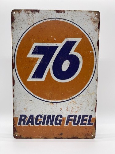 Blechschild racing fuel - 76,