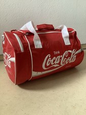 »COCA COLA« FREIZEIT#SPORTTASCHE-orig. 90er Jahre true Vintage Rarität-Rot/Weiß