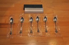 Gebrüder Reiner Kaffeelöffel 6 Stück mit 90er Silberauflage