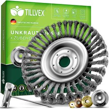 tillvex® Unkrautbürste Profi