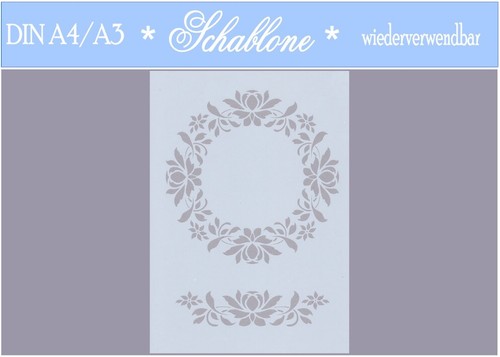 Schablone-Vintage-Shabby-A4-A3