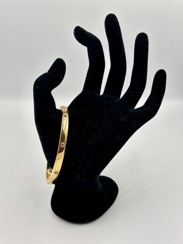 Eleganter vergoldeter armreif - vergoldeter,