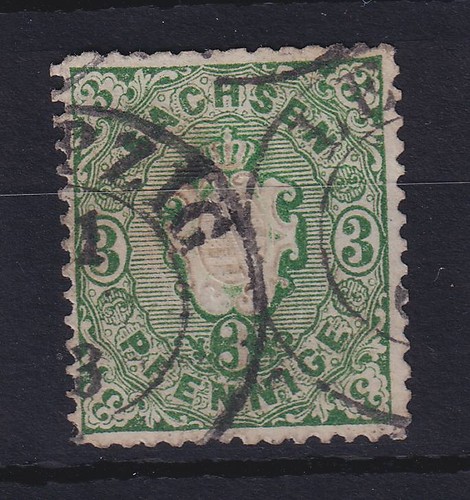 Sachsen 1863 wappen pfg - 1863, 3