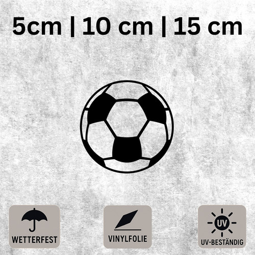 Fußball aufkleber vinyl - aufkleber,