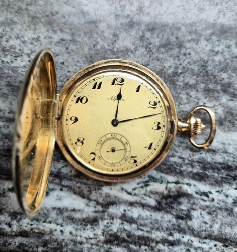 Alpina taschenuhr gold 585 - gold,