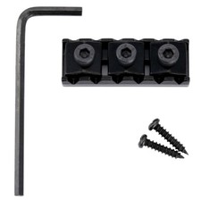 Musiclily Pro Black 42mm Steel Locking Nut For Floyd Rose Tremolo Bridge Guitar