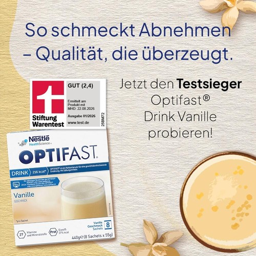 Optifast home drink vanille - 2x,