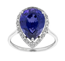 10k Solid Weiß Gold Groß