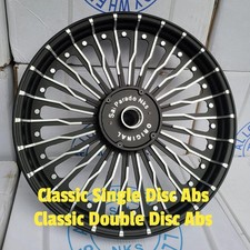 Für Royal Enfield Classic 350 500 Vorne und Hinten 26 Speichen Alufelgen Paar