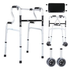 Rollator Gehhilfe Laufhilfe Rollator Leichtgewicht Faltbar Aluminium mit 4 Räder