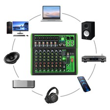 8 Kanal Audio Mixer,Mischpult