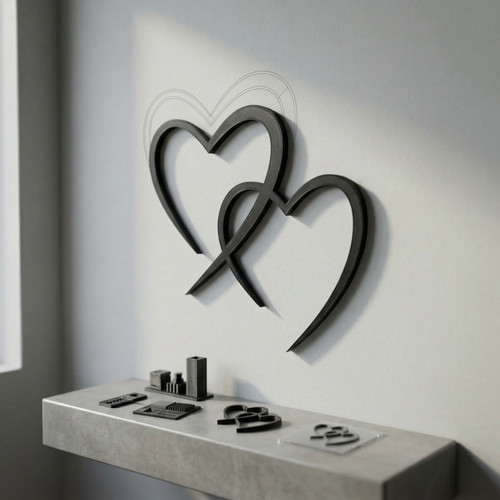 Herz wanddeko liebe - herz, „liebe