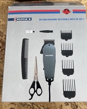 Weltstar Haarschneidemaschine Barttrimmer Klammern Scherre Umhang Friseur Paket