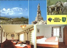 Salla Altes Almhaus Pferde 