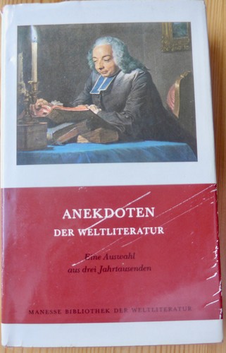 Anekdoten der weltliteratur - anekdoten,