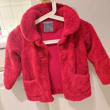 NEXT Mantel rot Teddyjacke