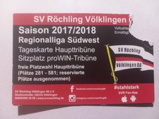 Ticket Fußball  Regionalliga
